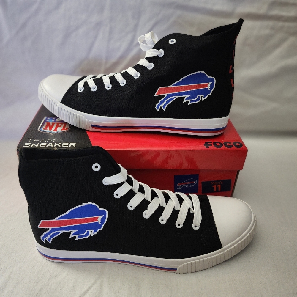 Men's Foco Buffalo Bills sneakers.